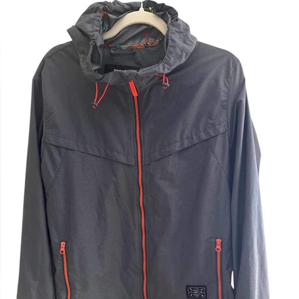 Vintage Termit Men’s Gray‎ Skateboarding Jacket Size L/XL Nylon Polyester Blend